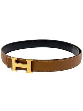 Hermes Constance Reversible Belt Box Calf Black Brown